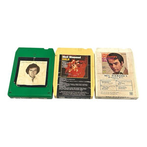 Neil Diamond 8 Track Tapes Lot Of 3 Greatest Hits